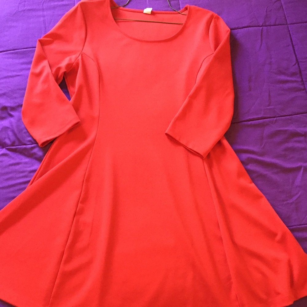 Red dress